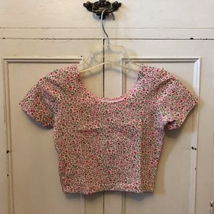 Floral Crop Top